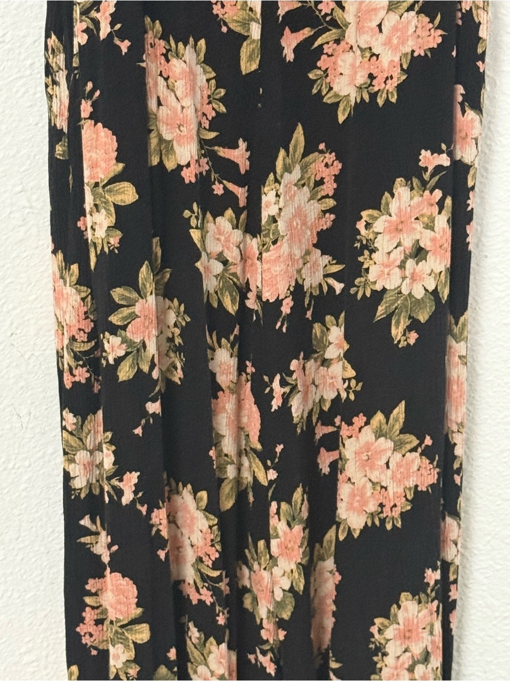 American Eagle Outfitters Black Floral Maxi Romper - Picture 5 of 14